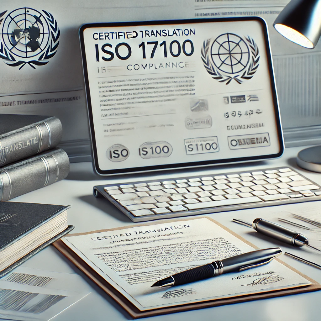 Agenzia di traduzione Certificata ISO 17100