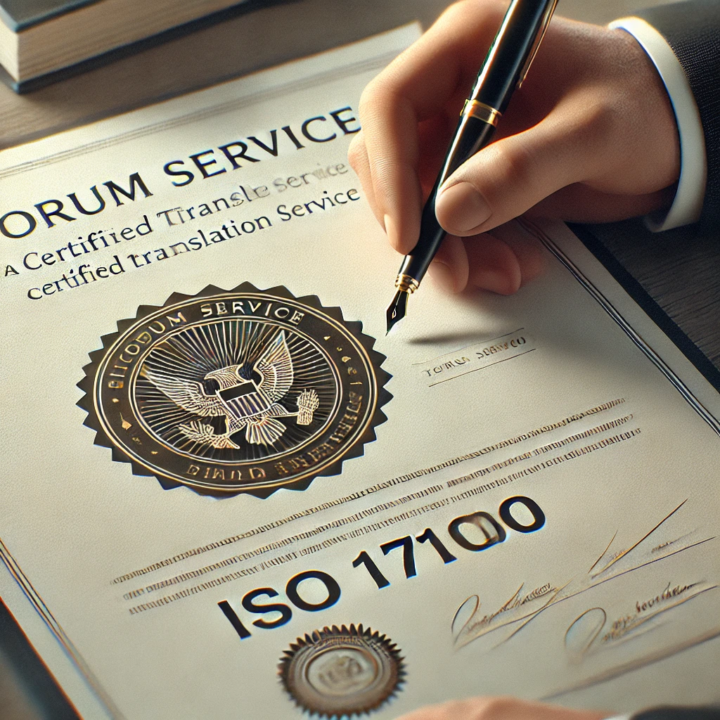 Servizio di Traduzioni Certificate