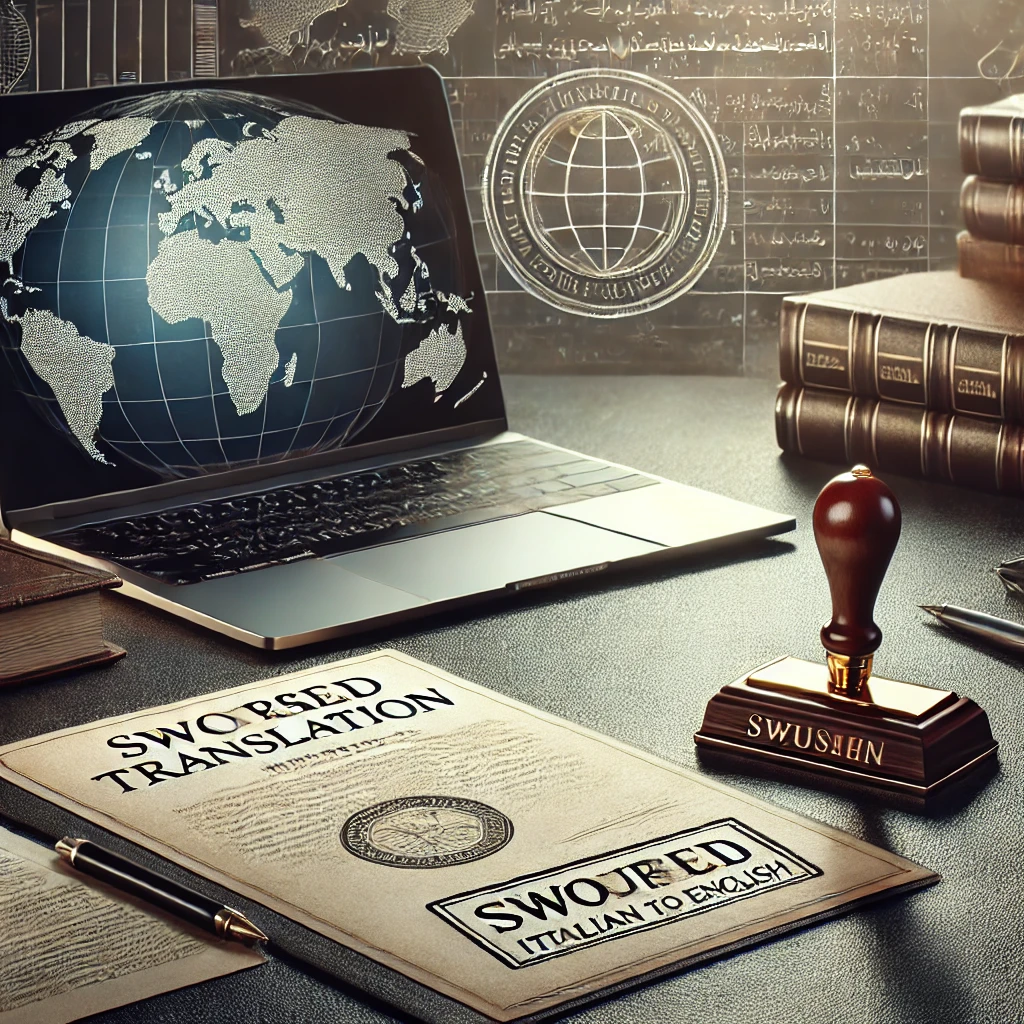 traduzione asseverata italiano inglese
