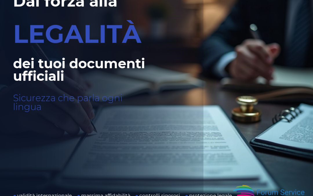 Traduzione giurata con valore legale: requisiti e verifica