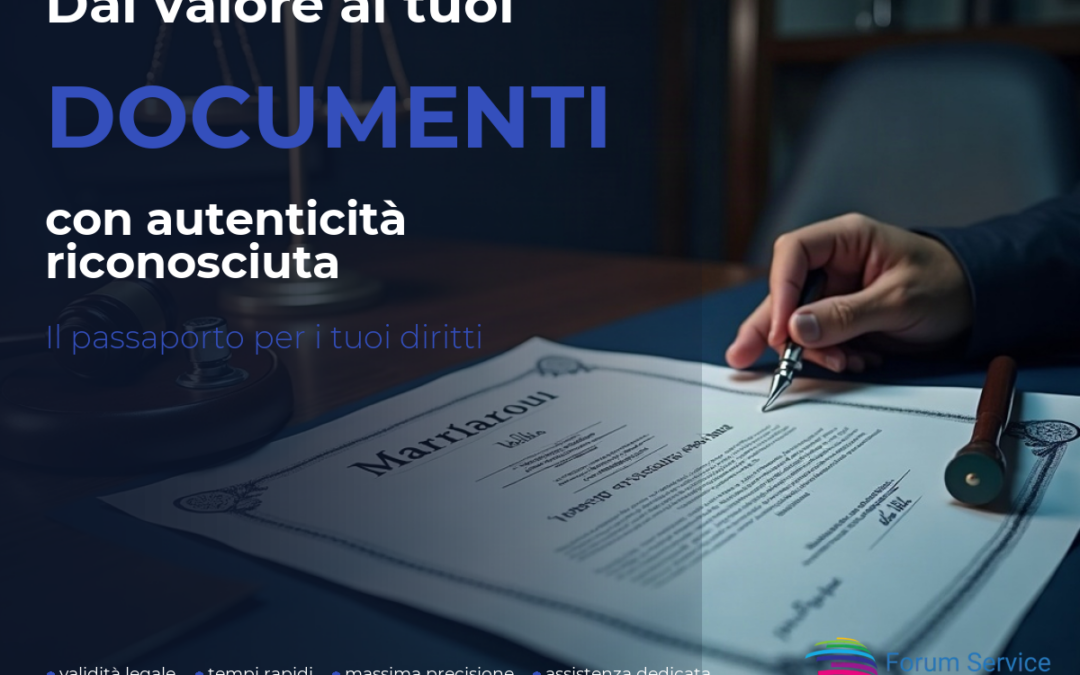 Traduzione giurata atto di matrimonio straniero: quando serve e come ottenerla