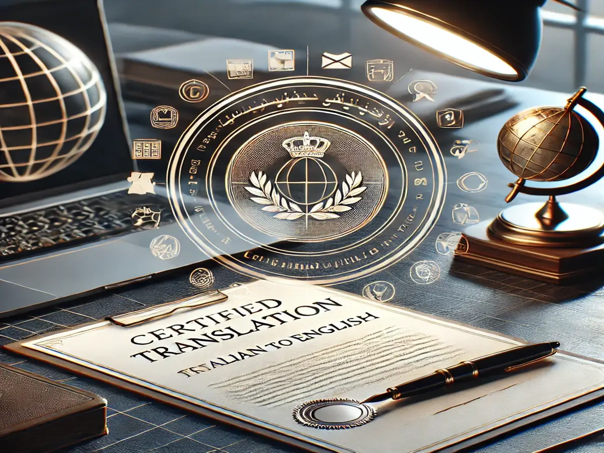 Traduzione Certificata italiano inglese