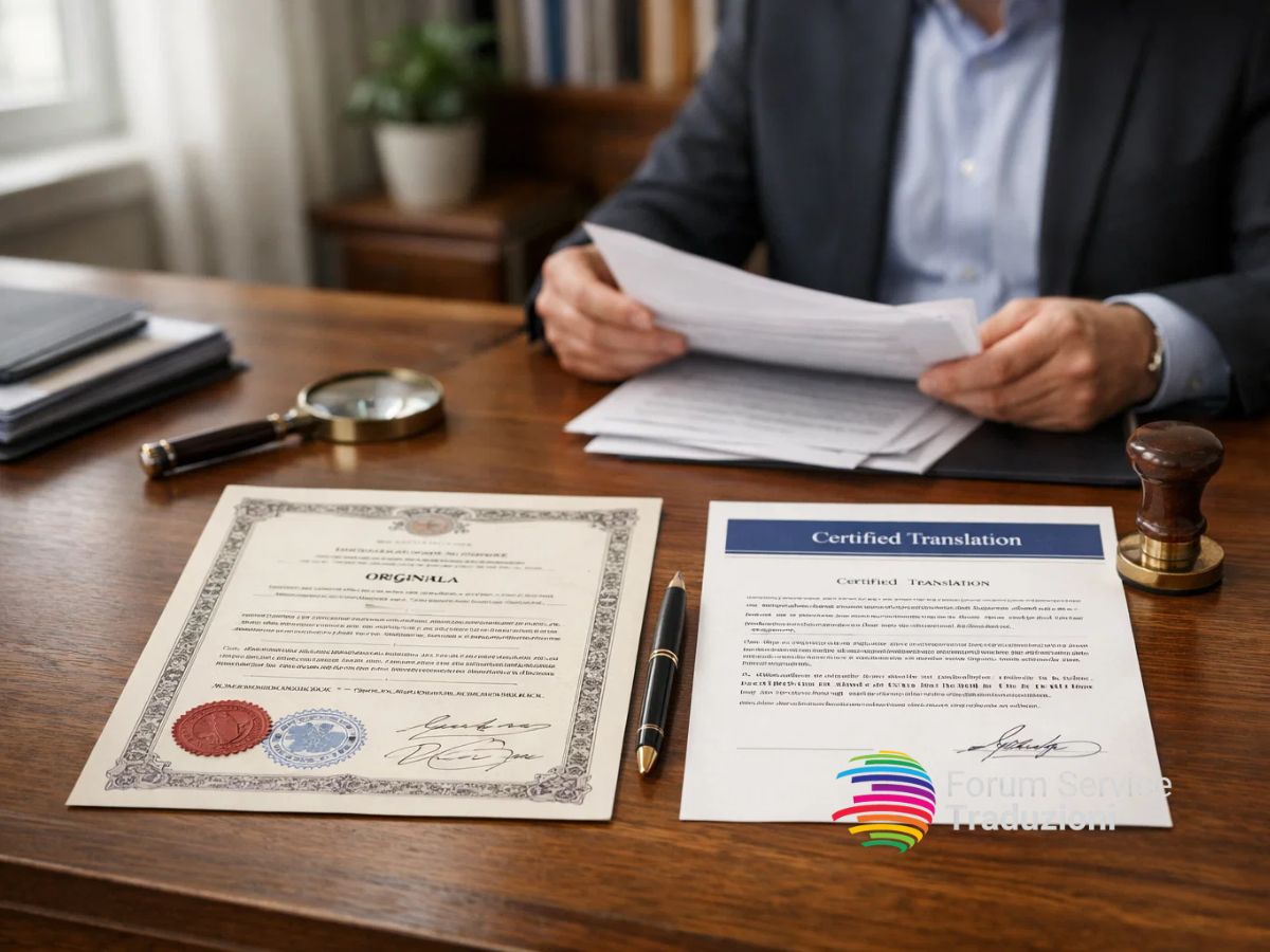Traduzione certificata diploma
