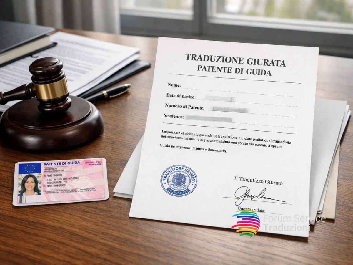 Traduzione giurata Patente di Guida