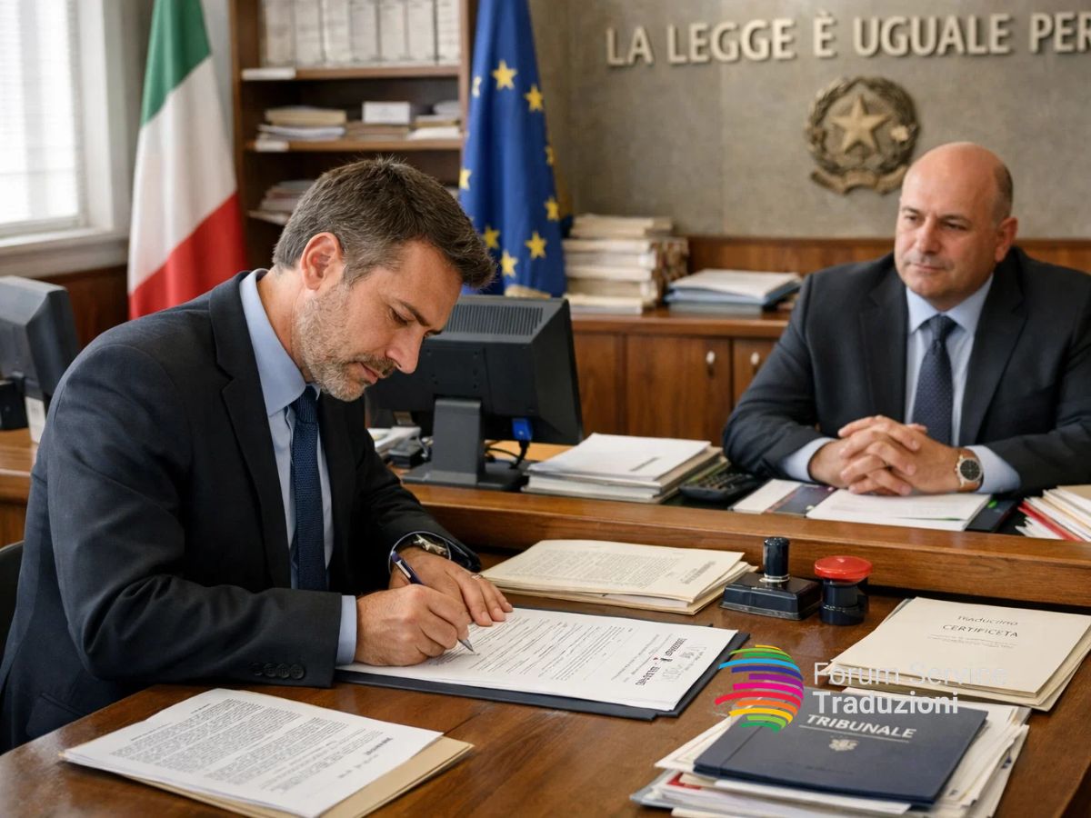 Traduzione giurata dove si fa