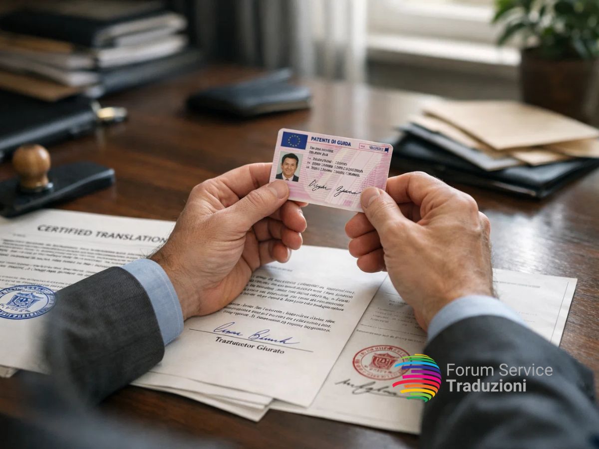 Traduzione giurata per patente