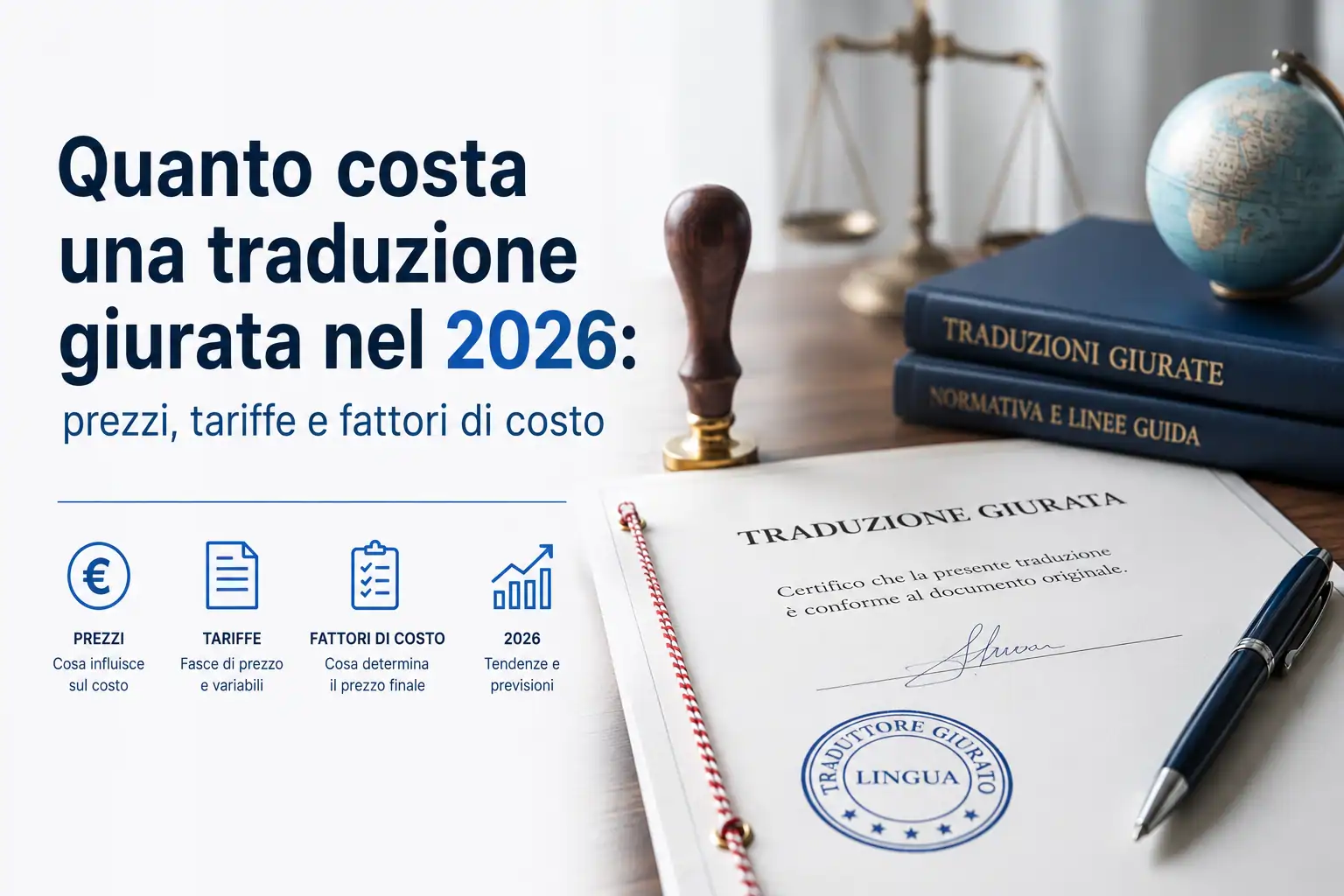 Quanto costa una traduzione giurata Quanto costa una traduzione giurata