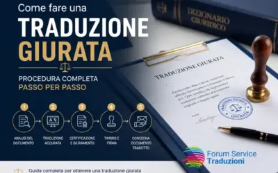 Come fare una traduzione giurata: procedura completa passo per passo